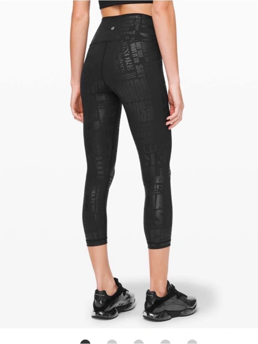 Lululemon Wunder under Black High-Rise Crop Leggings manifesto 4